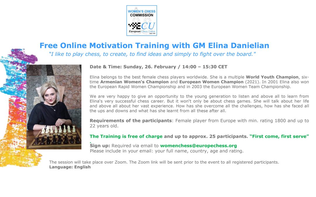Free Online Motivation Training with GM Elina Danielian