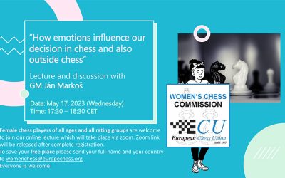 “How emotions influence our decision in chess and also outside chess”, lecture & discussion with GM Jan Markos